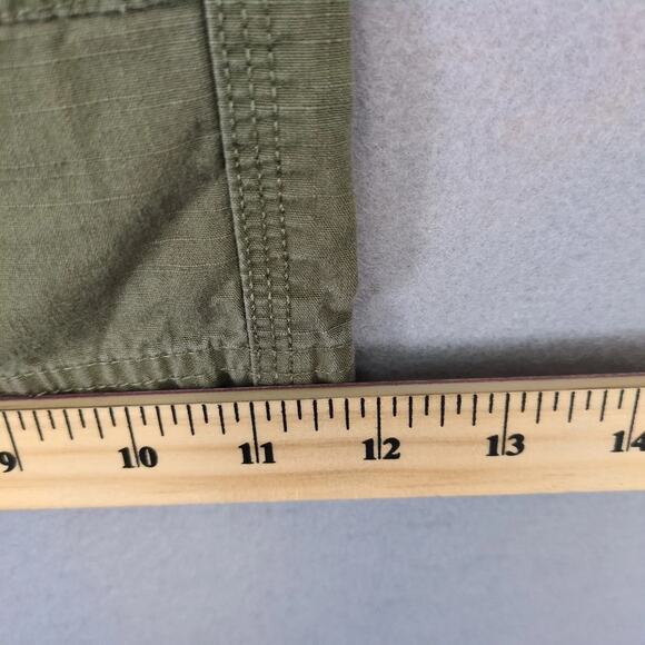 Vtg Y2K Nike 6.0 Cargo Shorts Men's 34x12 Ripstop Olive Green Gorpcore Hiking - Picture 9 of 10